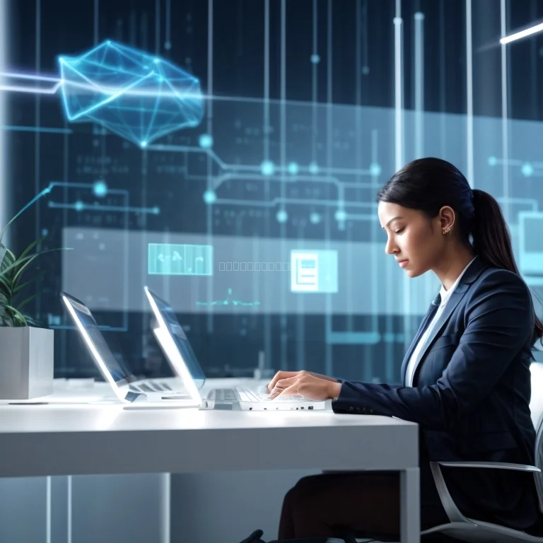 Illustration von KI-Prozessen